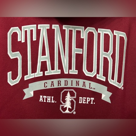 Stanford University Cardinal Pullover Turtleneck Hoodie - Picture 3 of 12